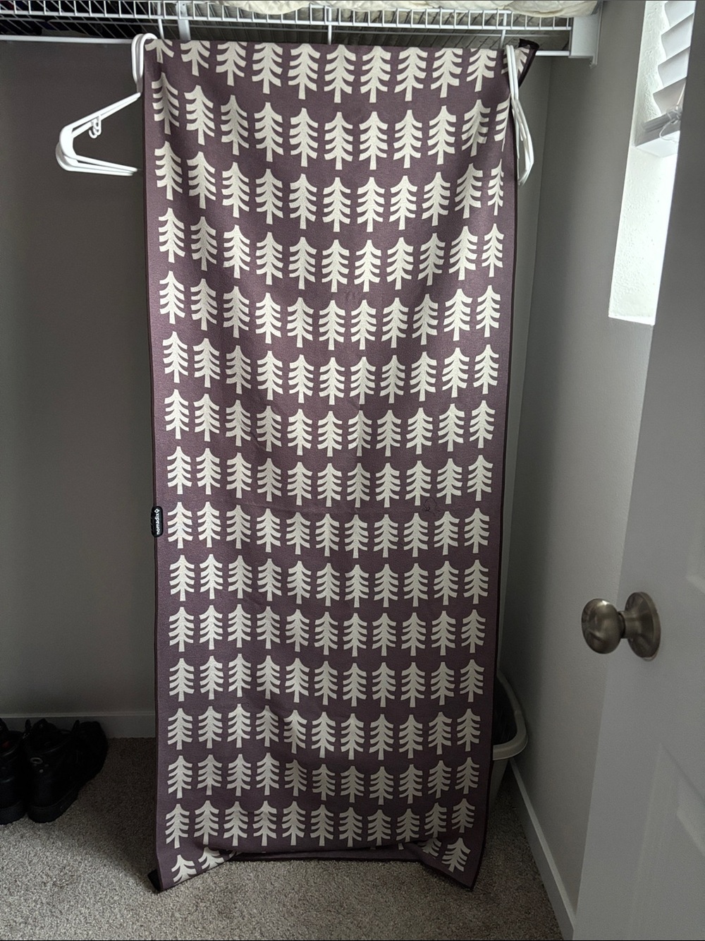Modern Pine Pattern Nomadix brand towel. Best towel EVER!